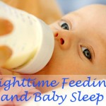 nighttime feeding and baby sleep