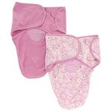 pink baby swaddlers