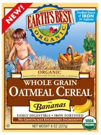 Earth's Best organic Baby Oatmeal Cereal