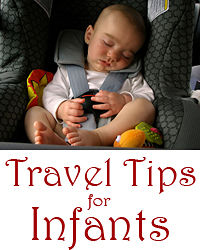 Infant travel tips