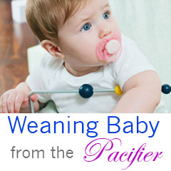 weaning baby from the pacifier