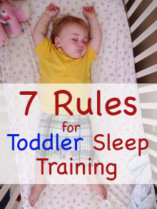 toddler sleep training